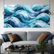 Картина Blue Wave Pattern Abstract