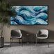 Картина Blue Wave Pattern Abstract