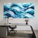 Картина Blue Wave Pattern Abstract