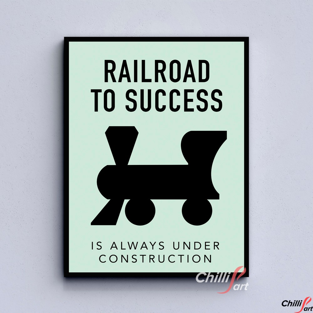 Картина Railroad to success