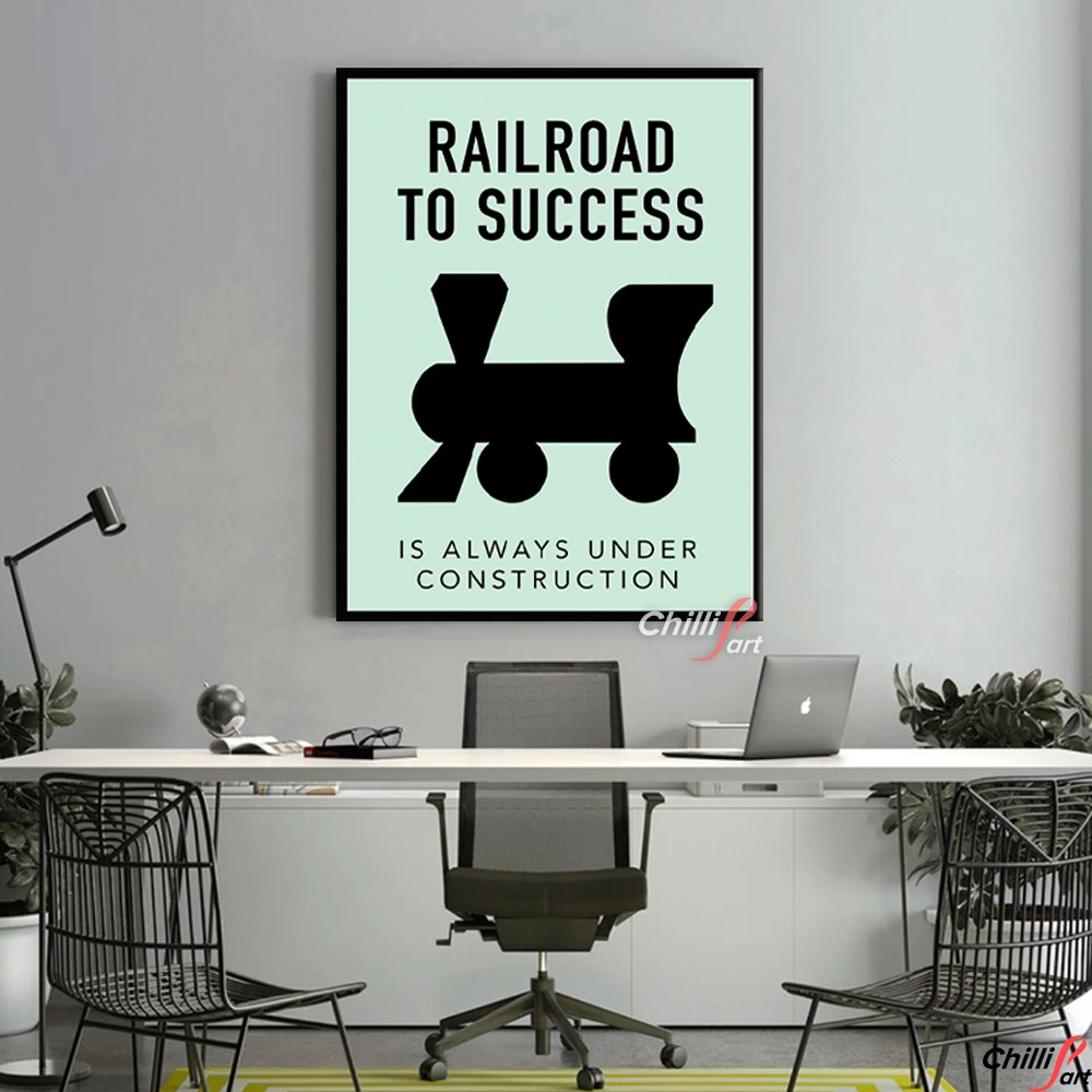 Картина Railroad to success