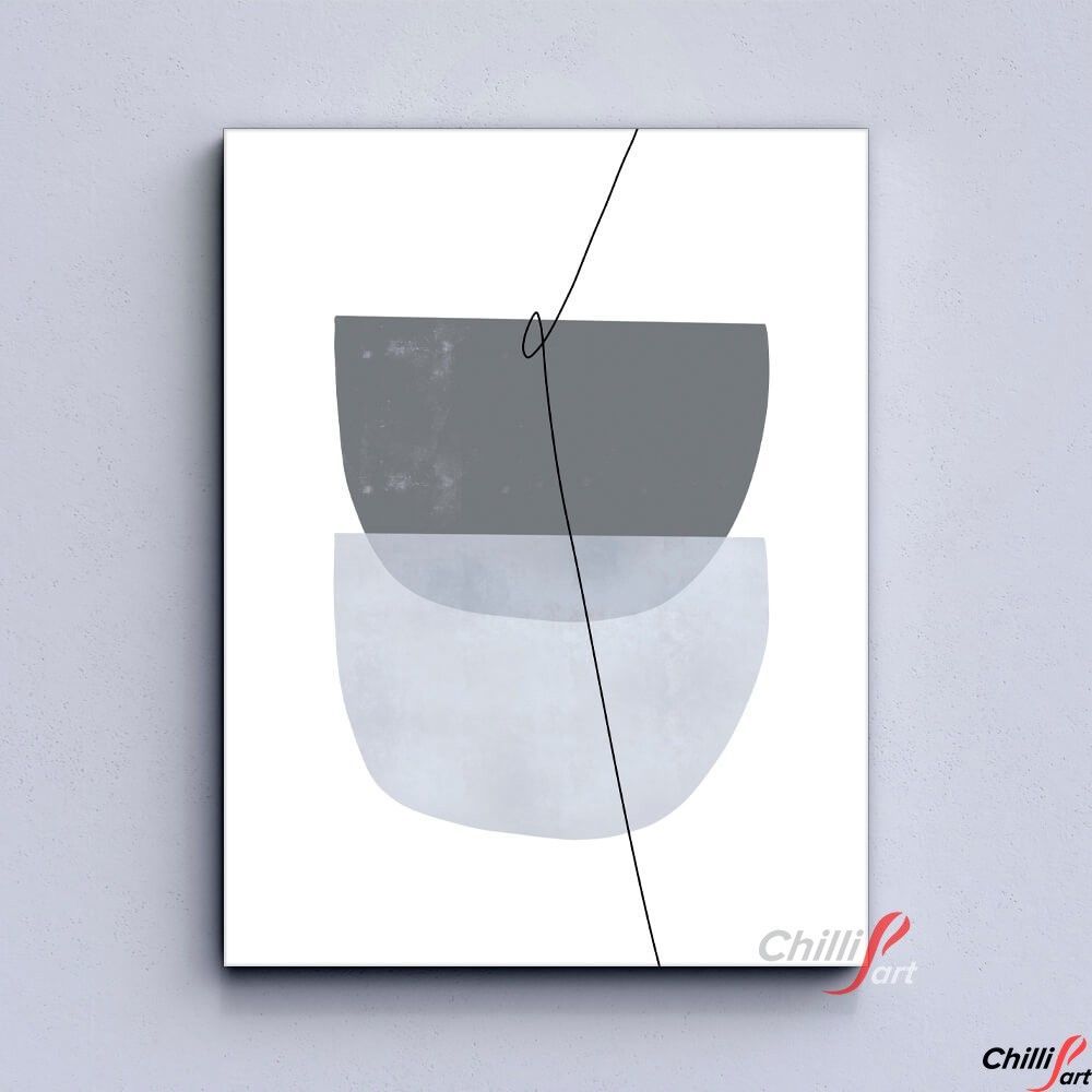 Картина Blue Gray Abstract