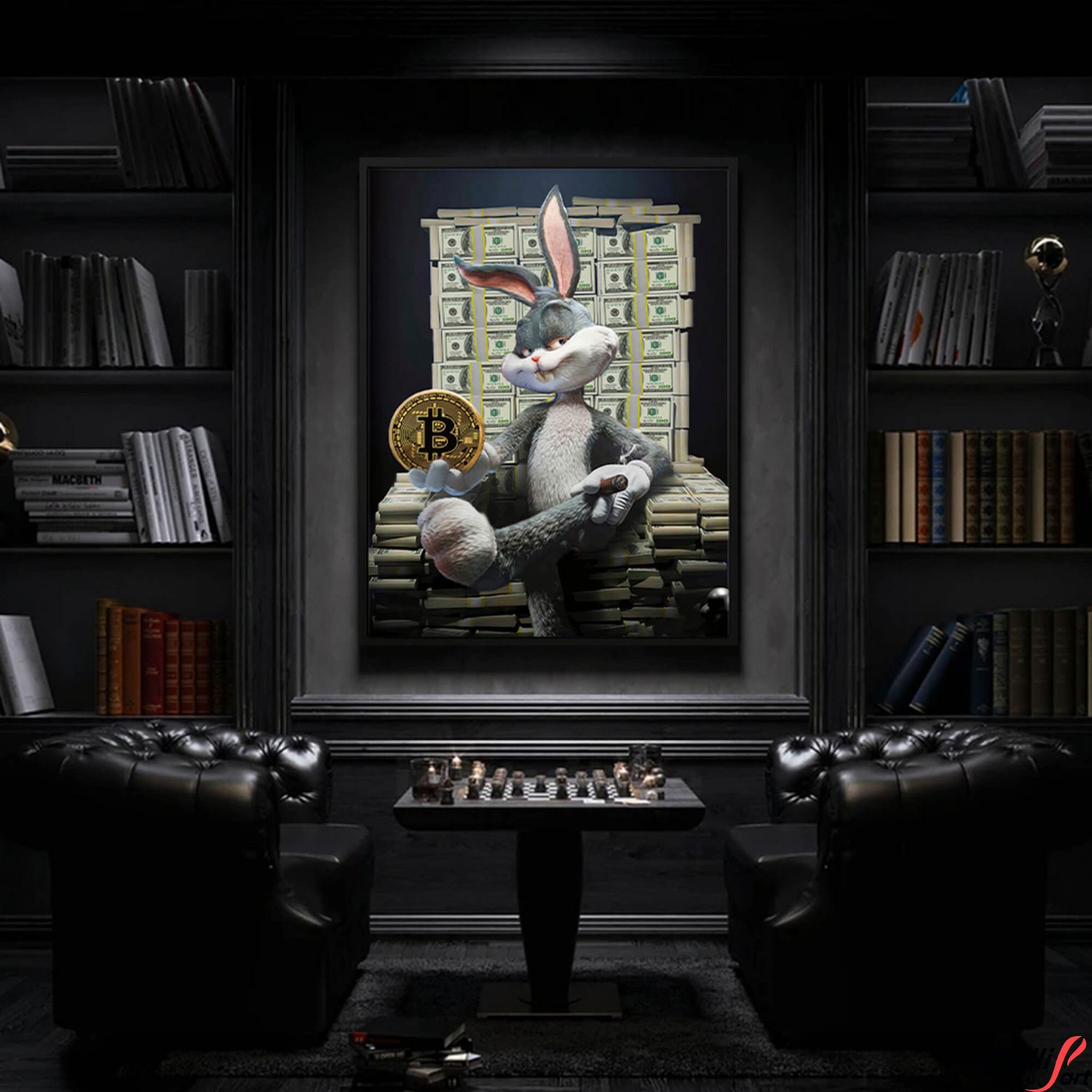 Картина Bugs Bunny With Money