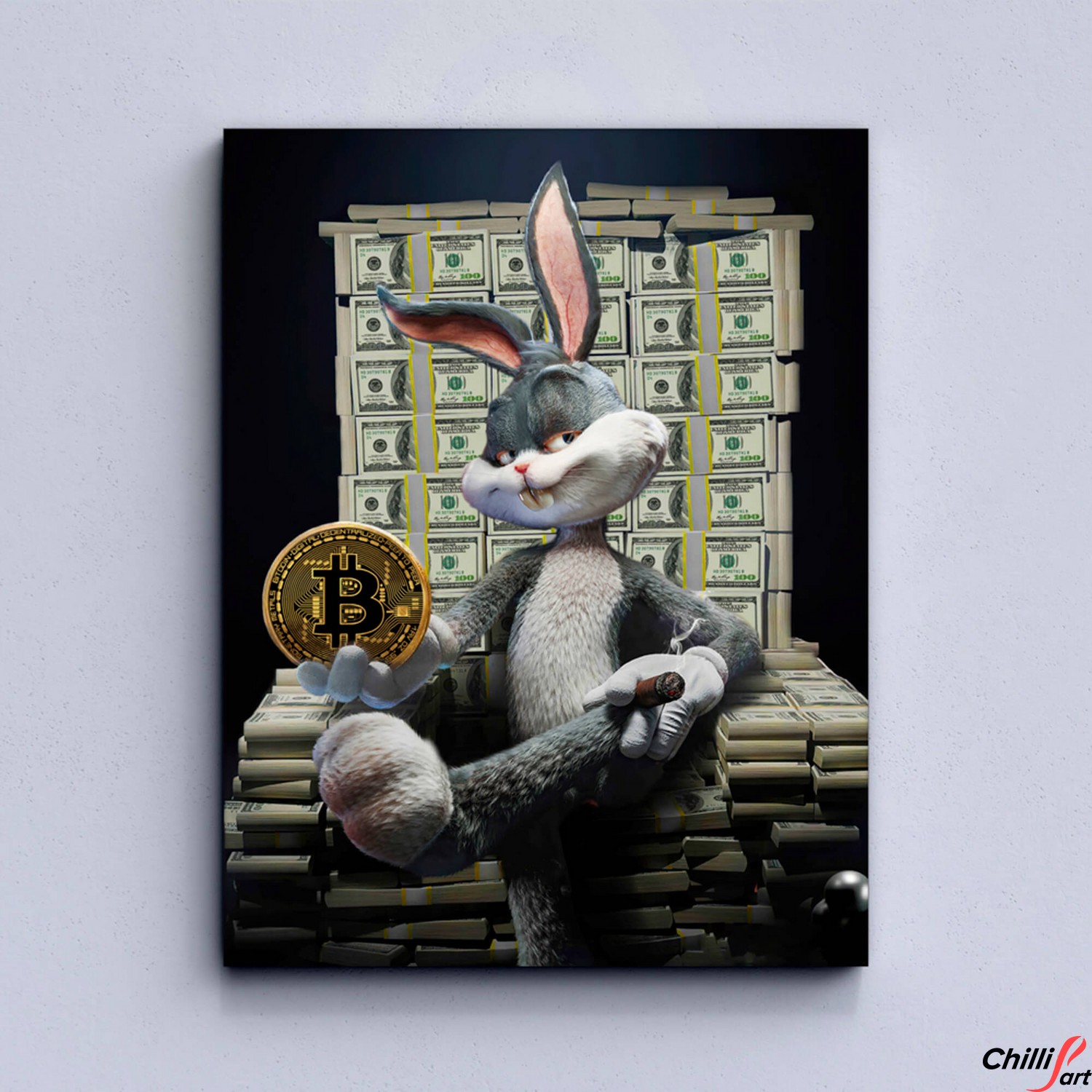 Картина Bugs Bunny With Money