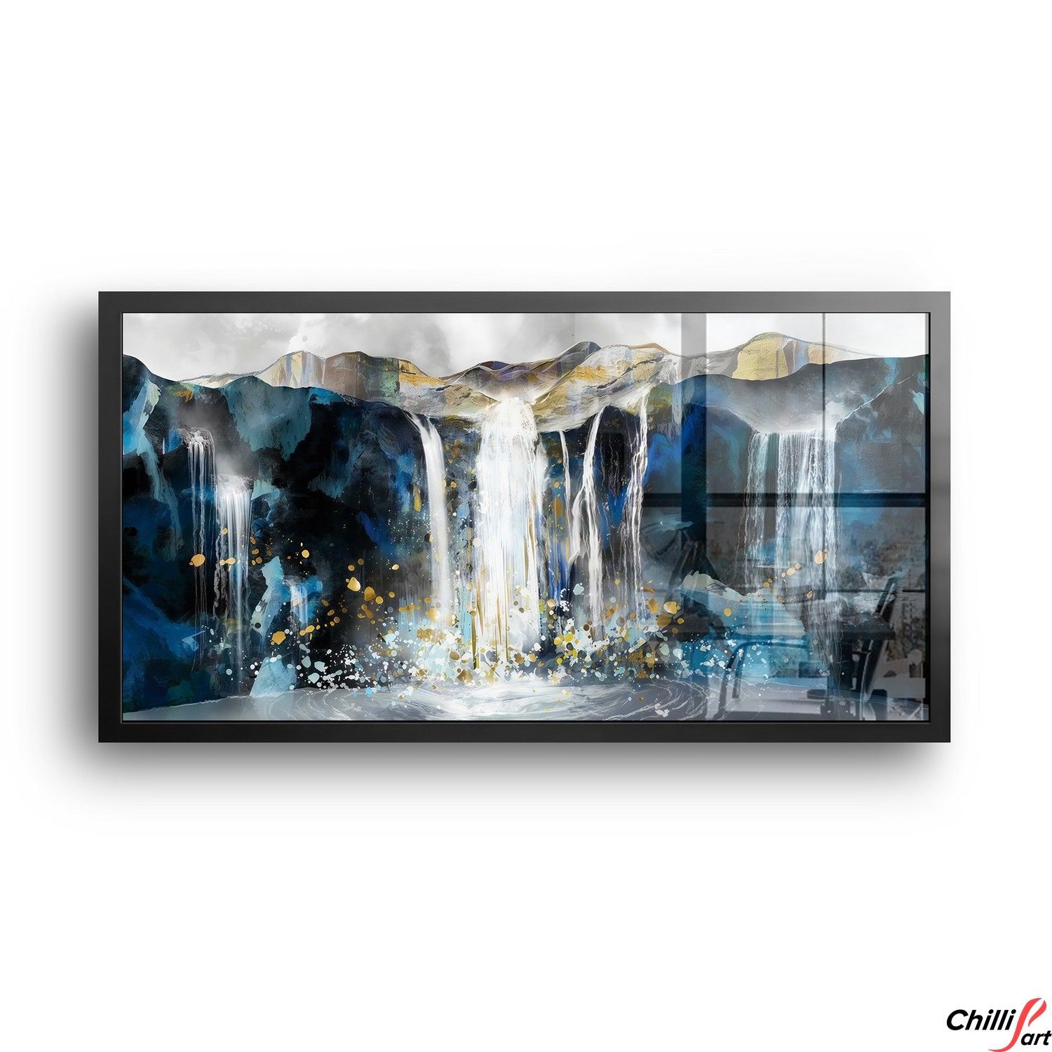 Картина Blue Abyss Waterfall