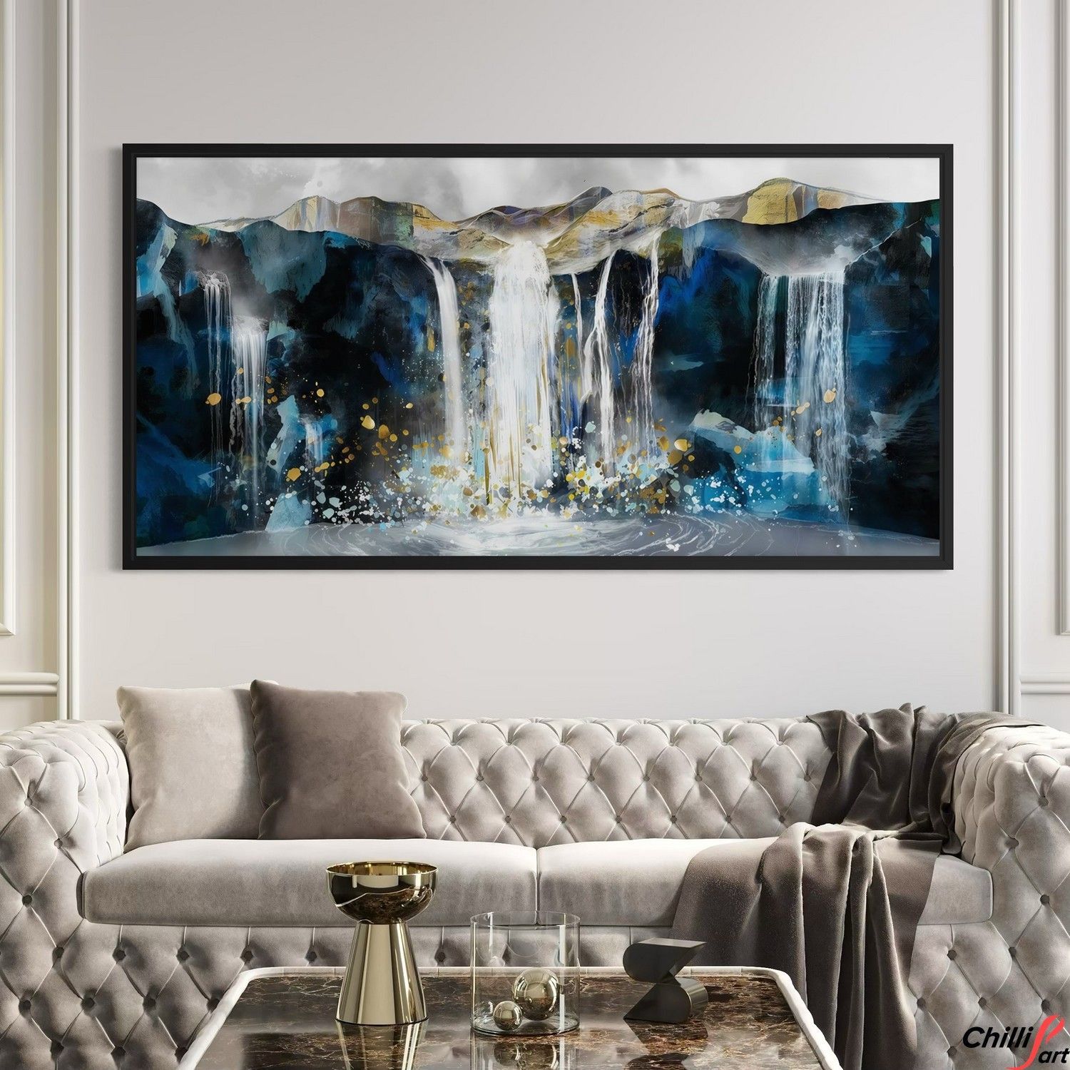 Картина Blue Abyss Waterfall