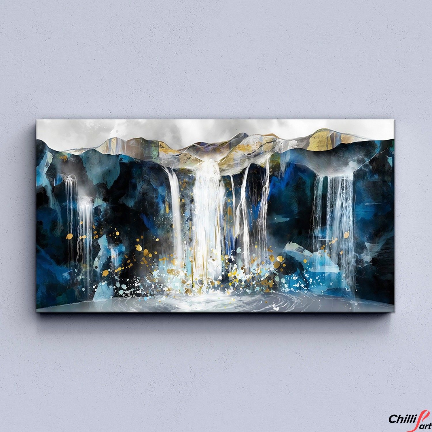 Картина Blue Abyss Waterfall