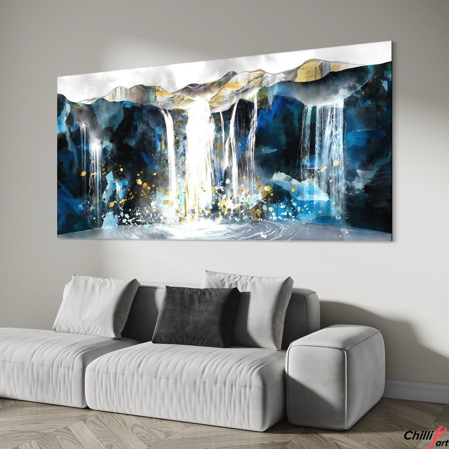 Картина Blue Abyss Waterfall