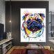 Картина Watercolor Pug