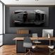 Картина Grey Porsche 911 - 60х120 см - БЕЗ РАМКИ