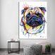 Картина Watercolor Pug