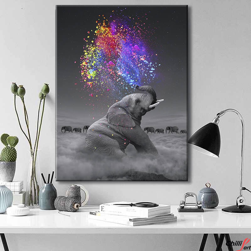 Картина Elephant Color