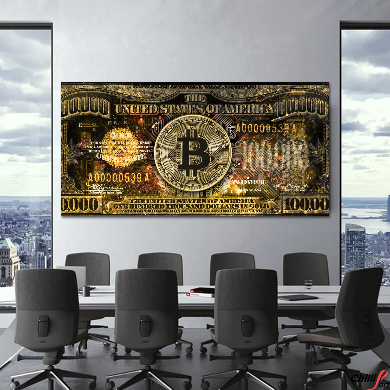 Картина Dollar Bitcoin