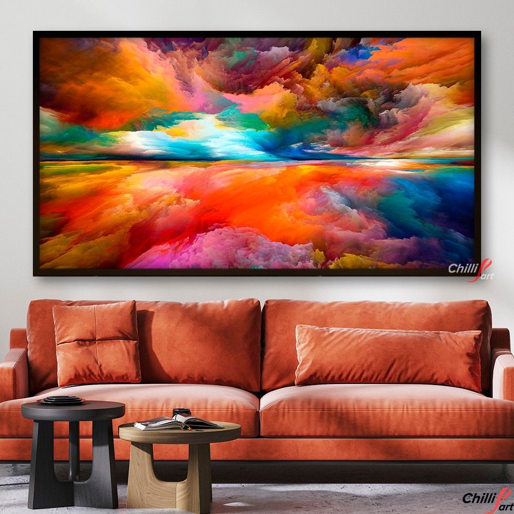 Картина Rainbow Enlightenment - 40х80 см - БЕЗ РАМКИ