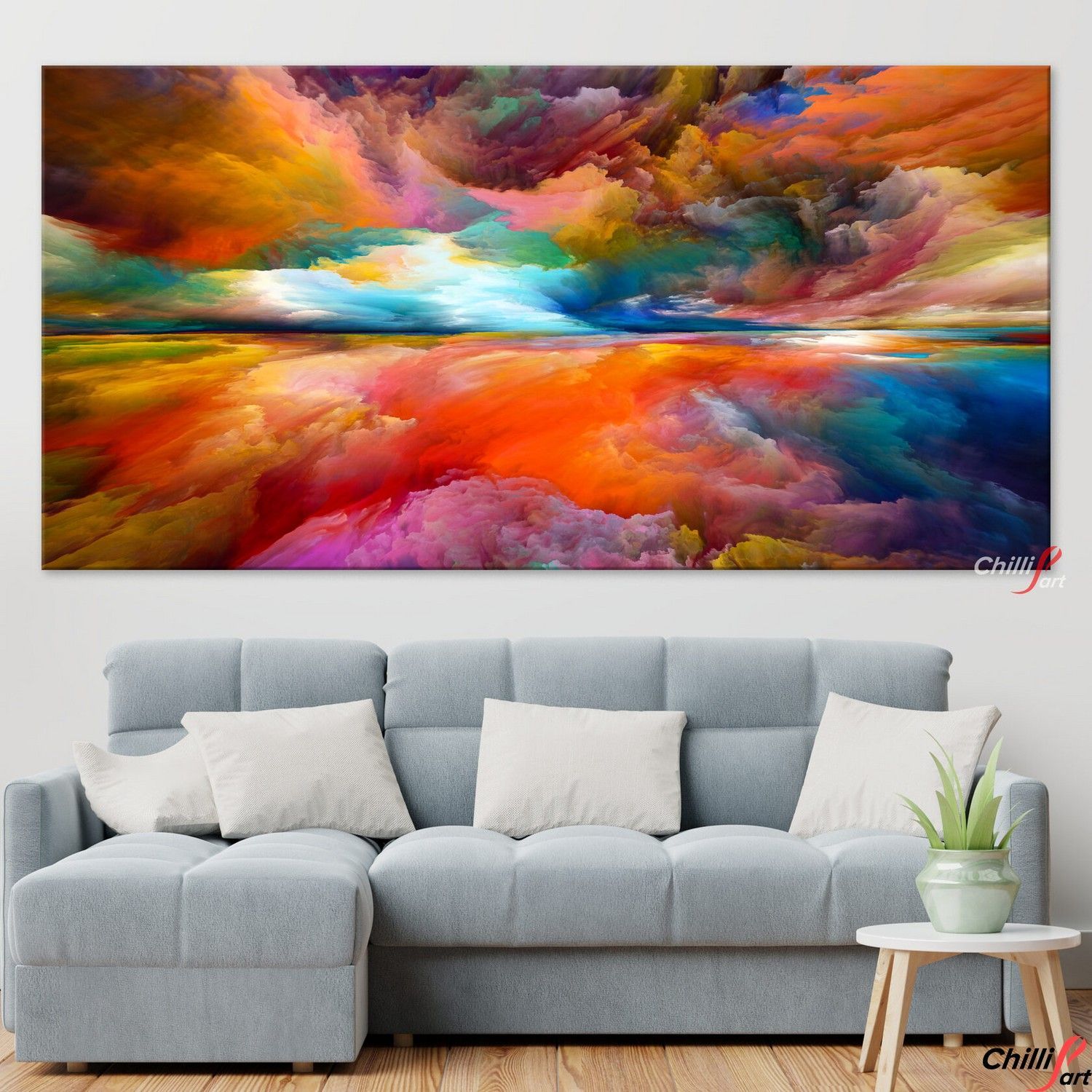 Картина Rainbow Enlightenment - 40х80 см - БЕЗ РАМКИ