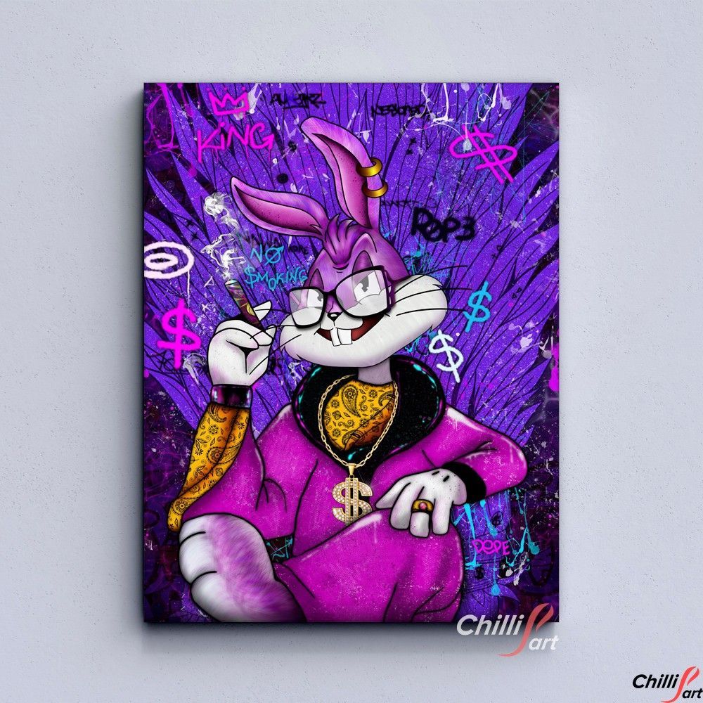 Картина Kingdom Bugs Bunny - 75х100 см - Без рамки