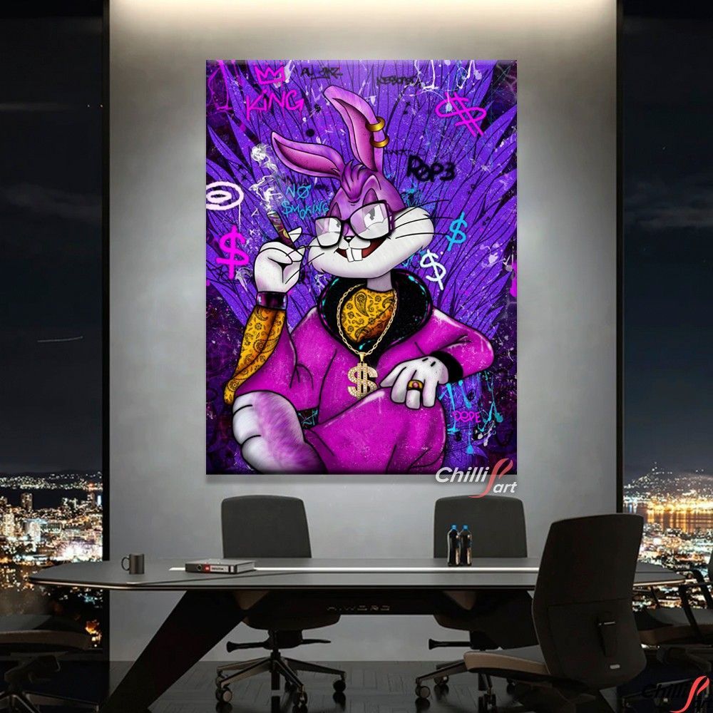 Картина Kingdom Bugs Bunny - 75х100 см - Без рамки