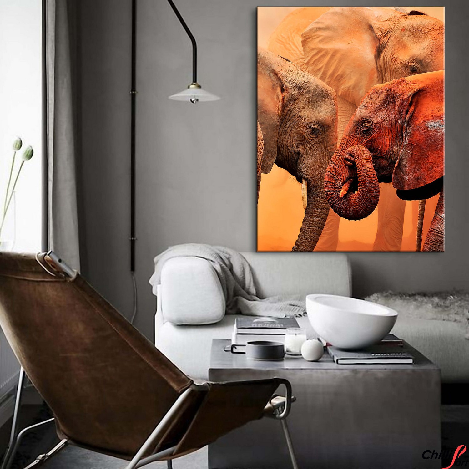 Картина Clay Elephants