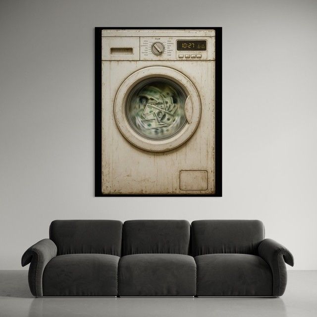 Картина Money Laundering Machine