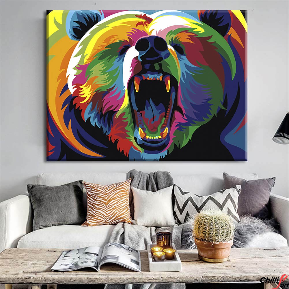 Картина Colorful Bear