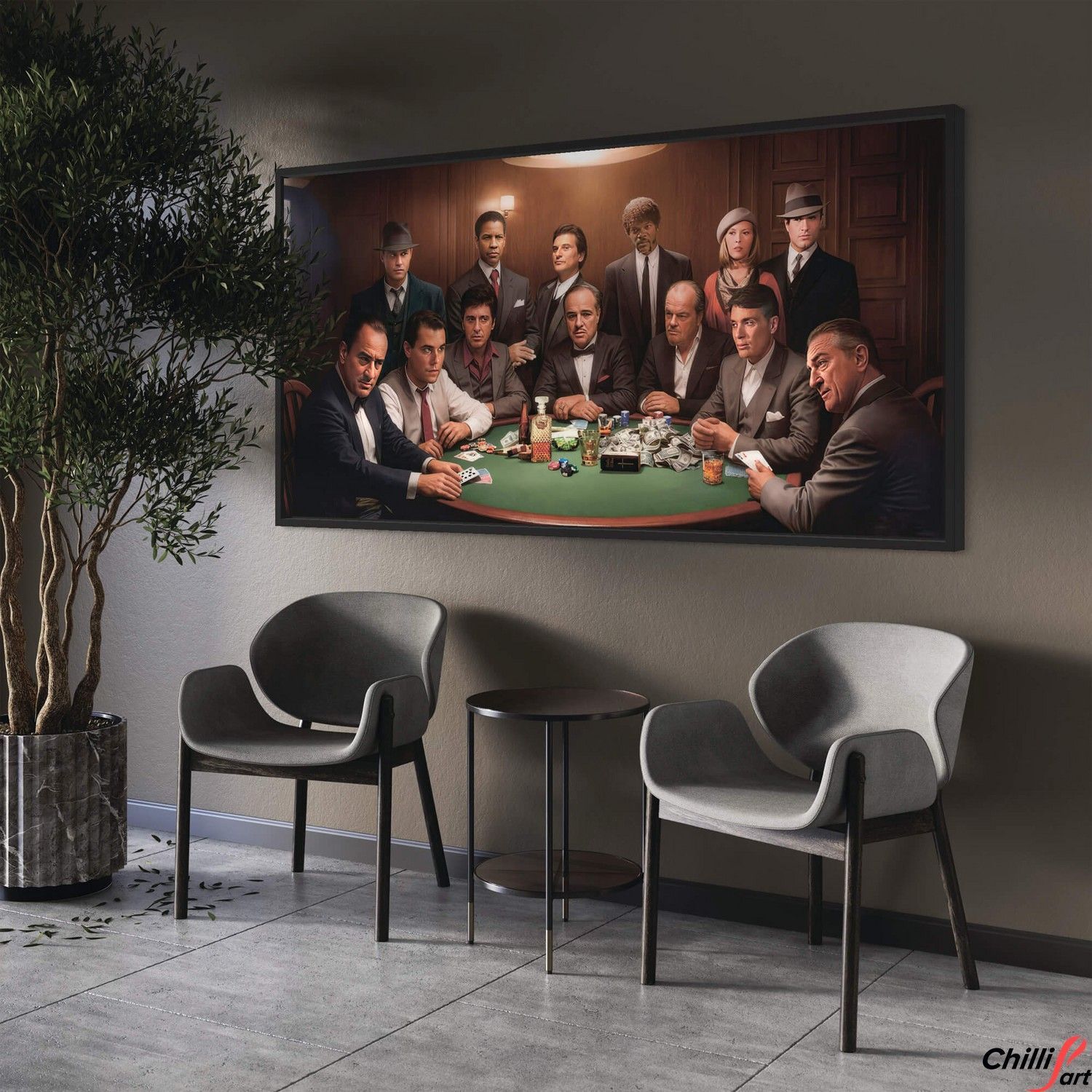 Картина High Stakes - 40х80 см - БЕЗ РАМКИ