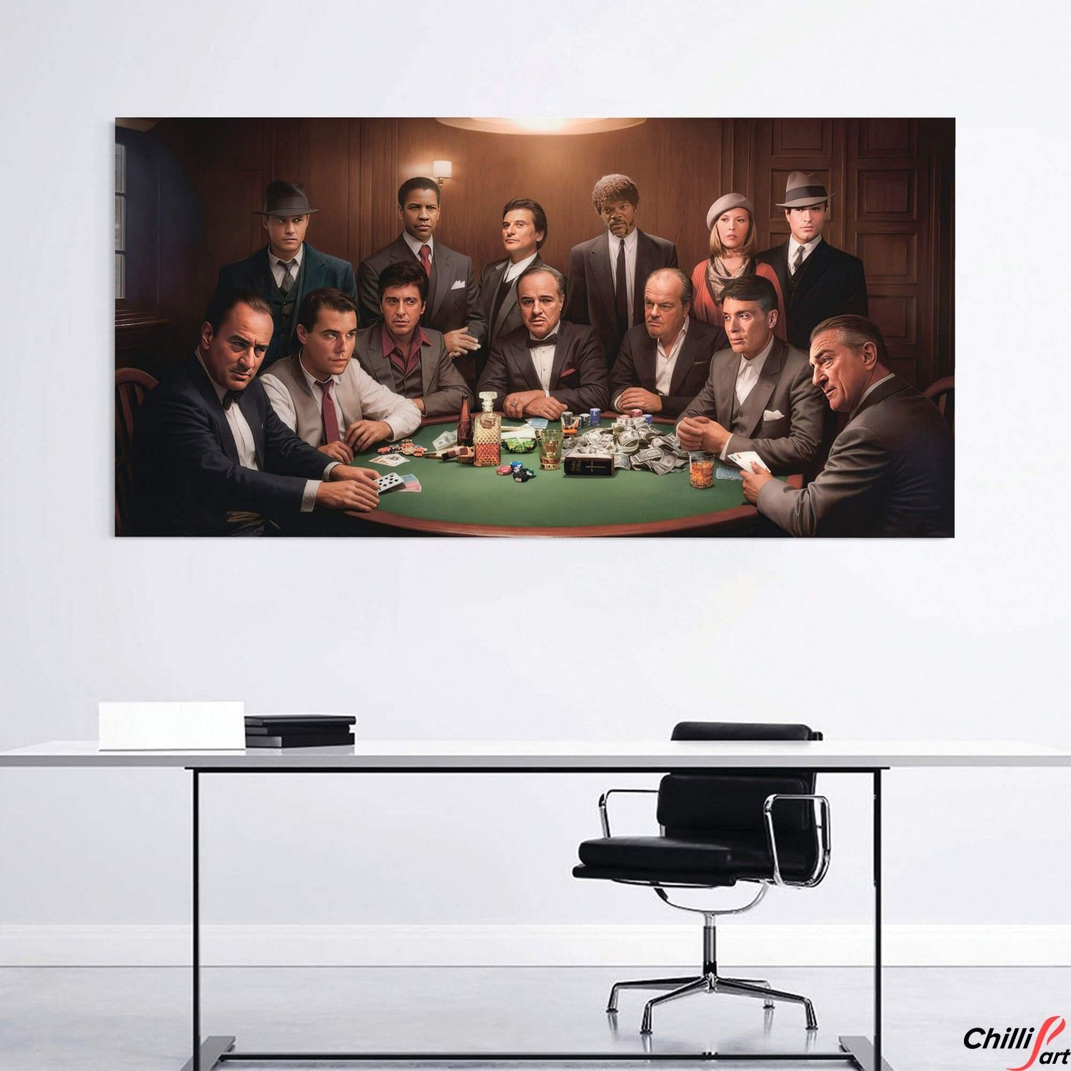 Картина High Stakes - 40х80 см - БЕЗ РАМКИ