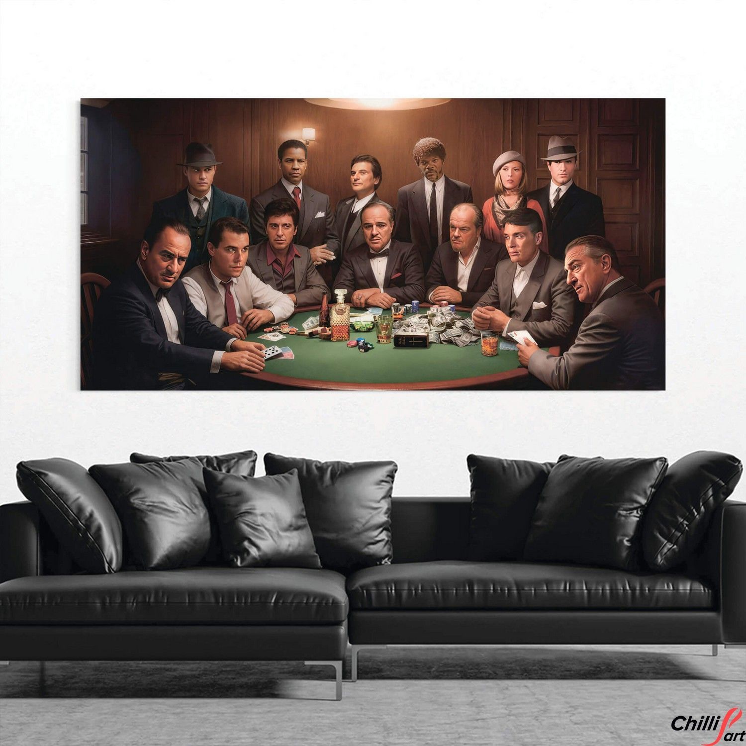 Картина High Stakes - 40х80 см - БЕЗ РАМКИ
