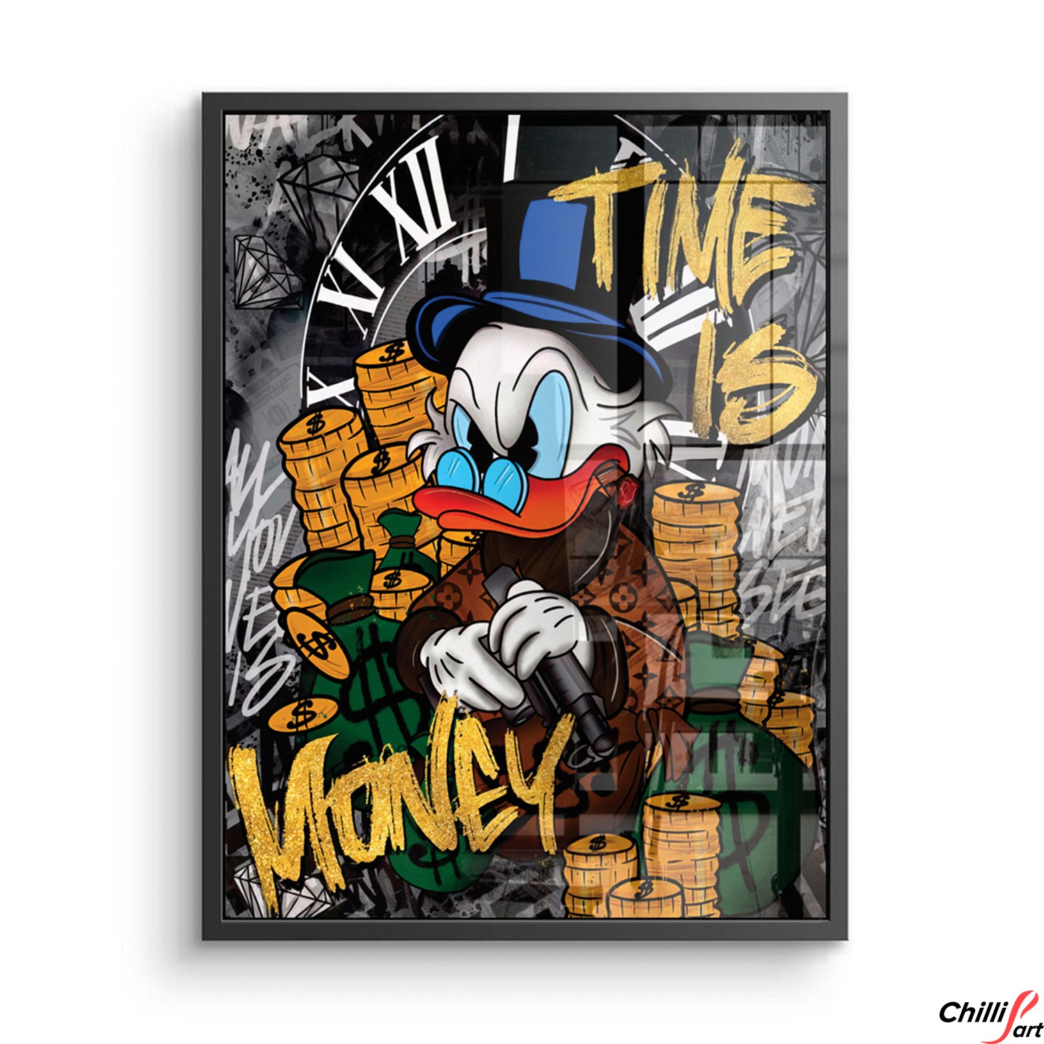 Картина Scrooge time is money