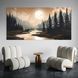 Картина Moonlit Forest River