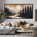 Картина Moonlit Forest River