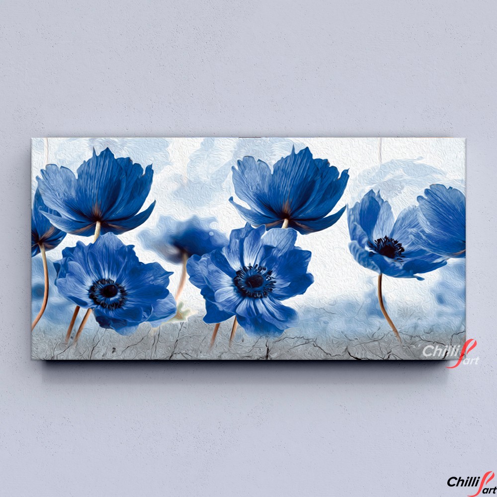Картина Field of blue flowers