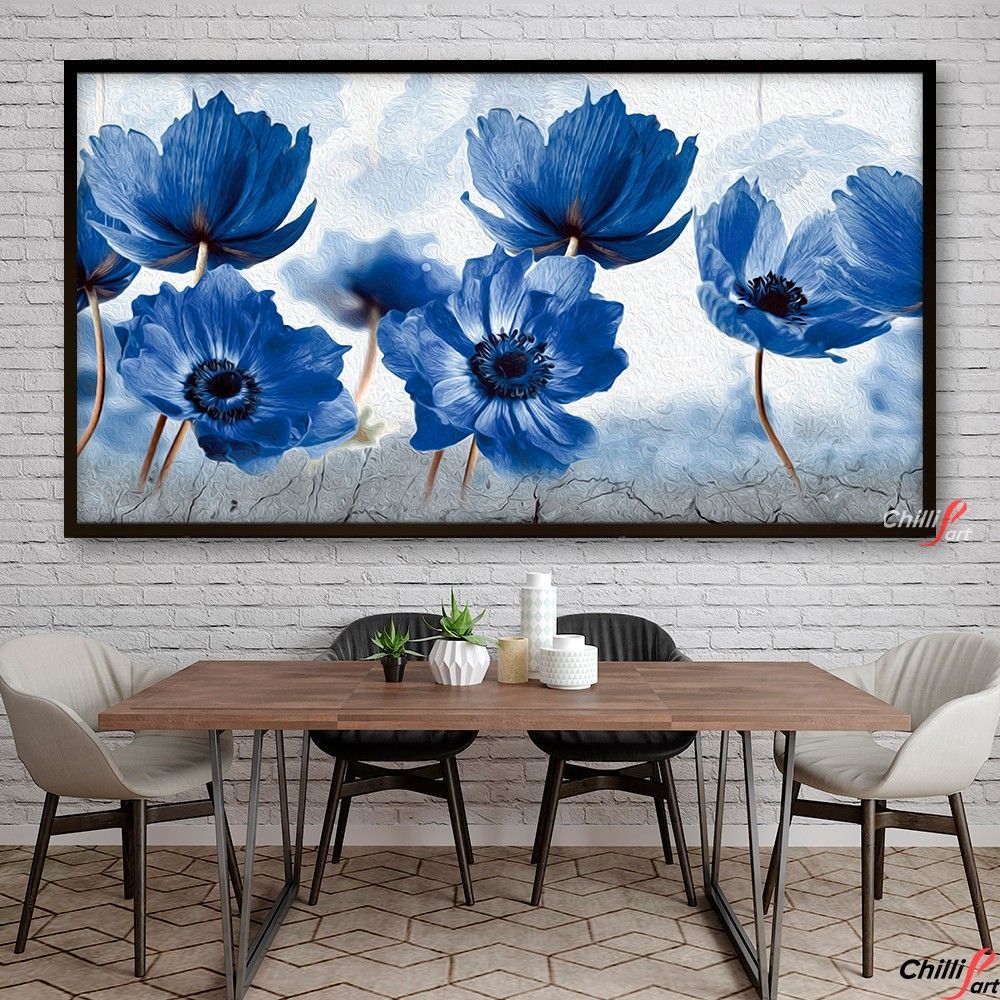 Картина Field of blue flowers