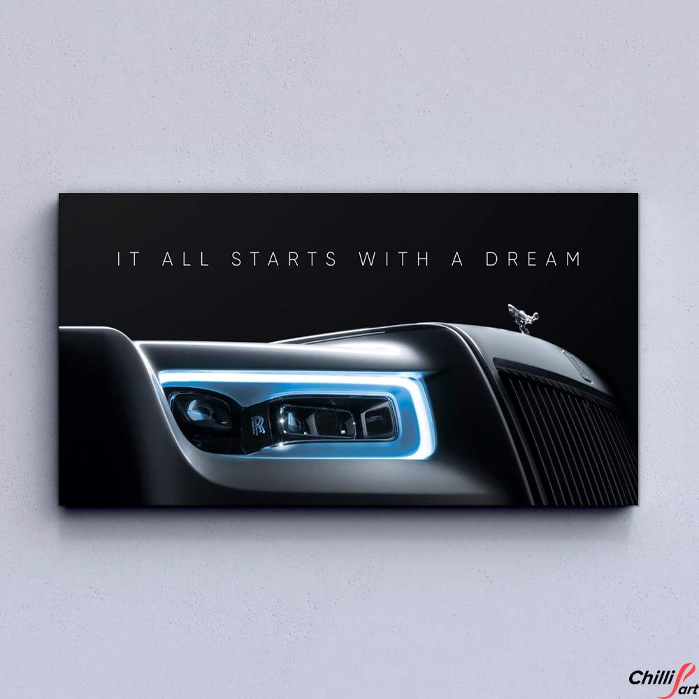 Картина It All Starts With A Dream - Rolls-Royce
