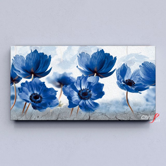 Картина Field of blue flowers