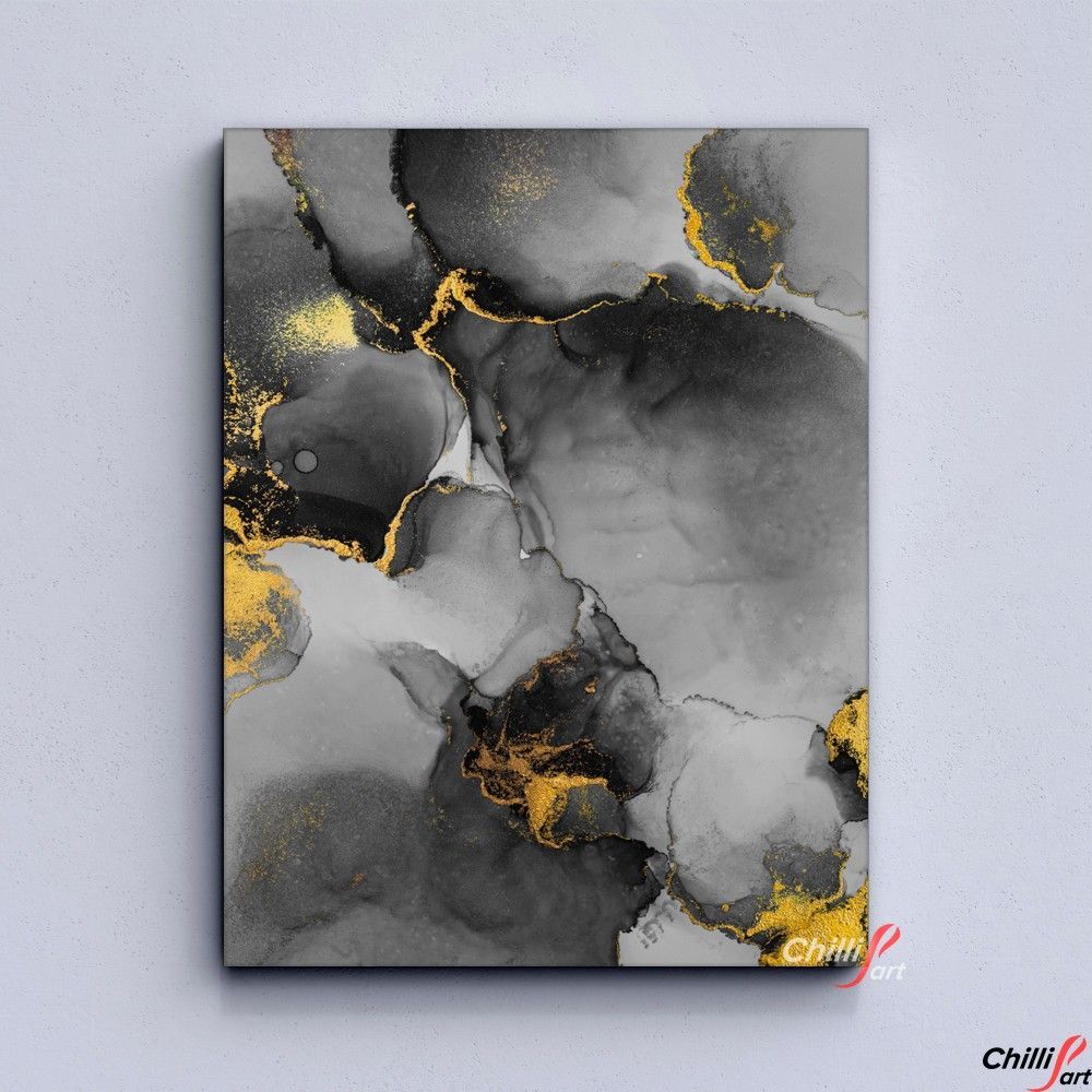 Картина Luxury Golden Abstract
