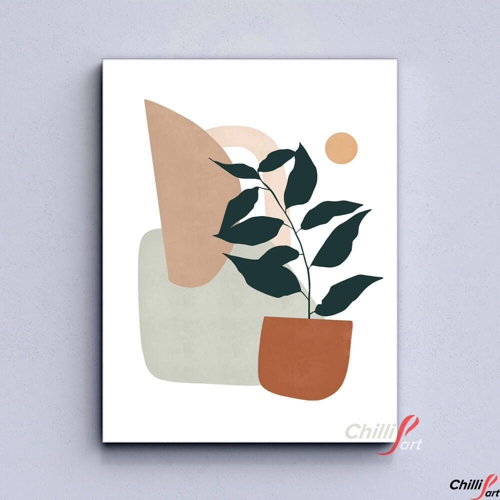 Картина Plants and Shapes