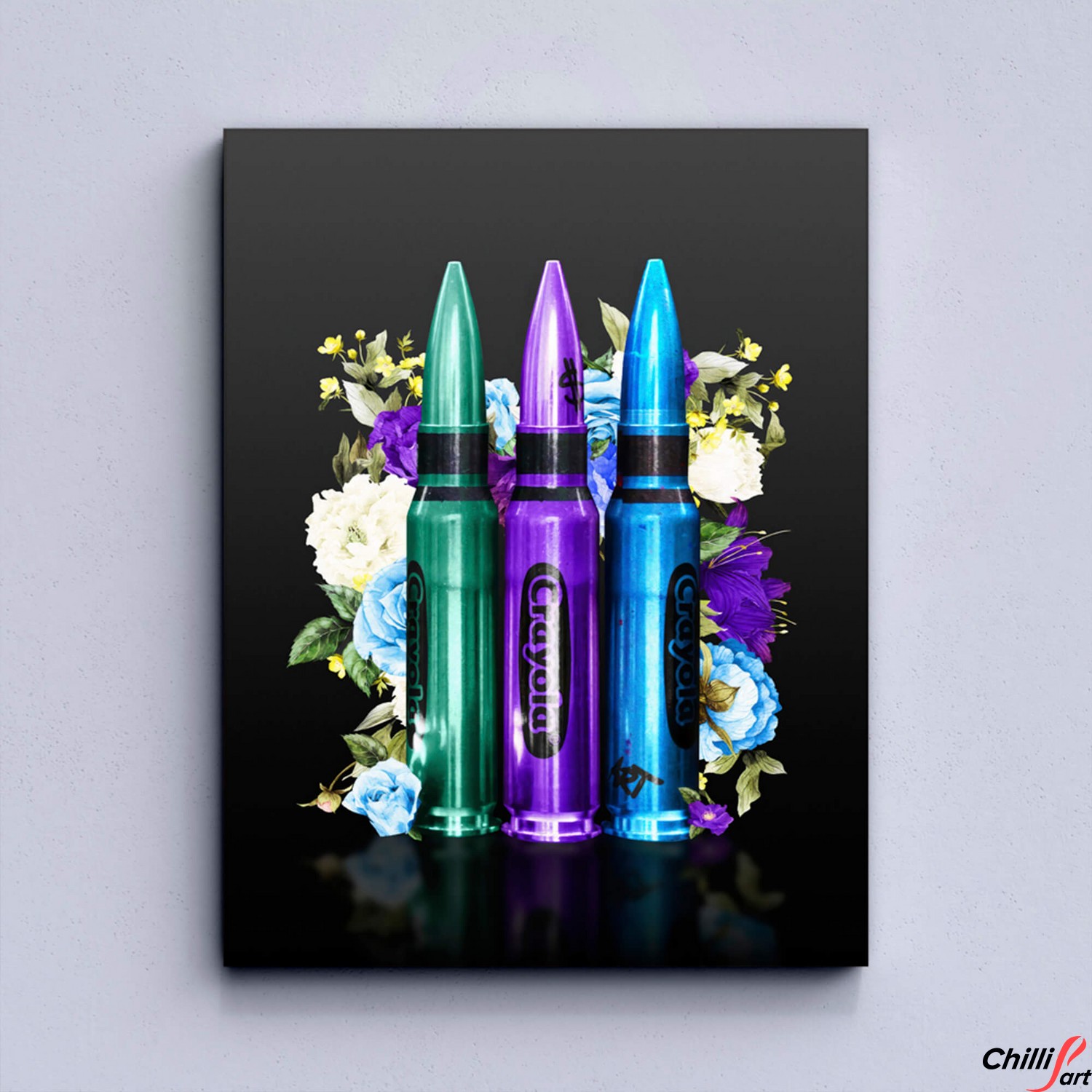 Картина Bullets and Flowers