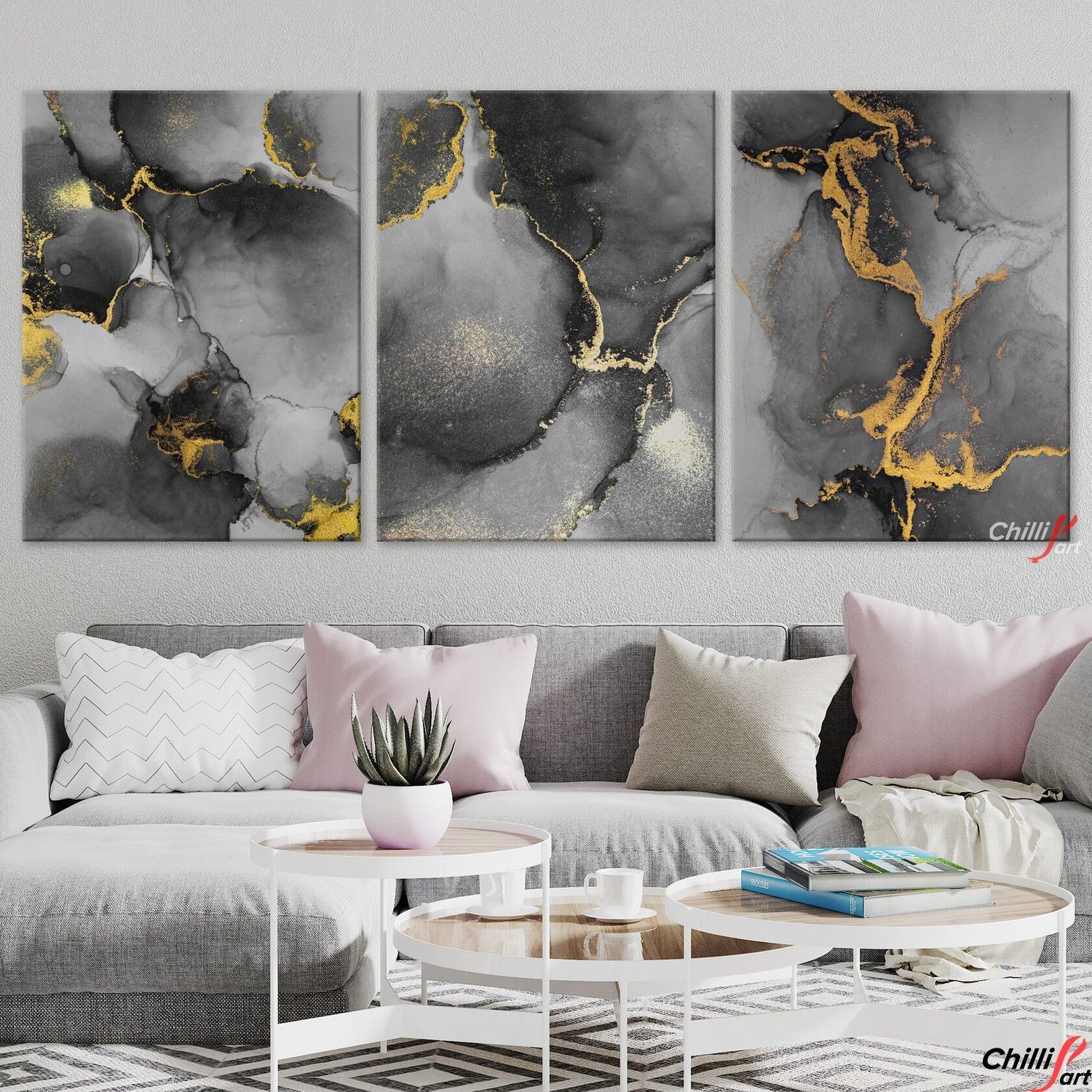 Картина Luxury Golden Abstract