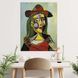 Картина Femme au chapeau et col en fourrure