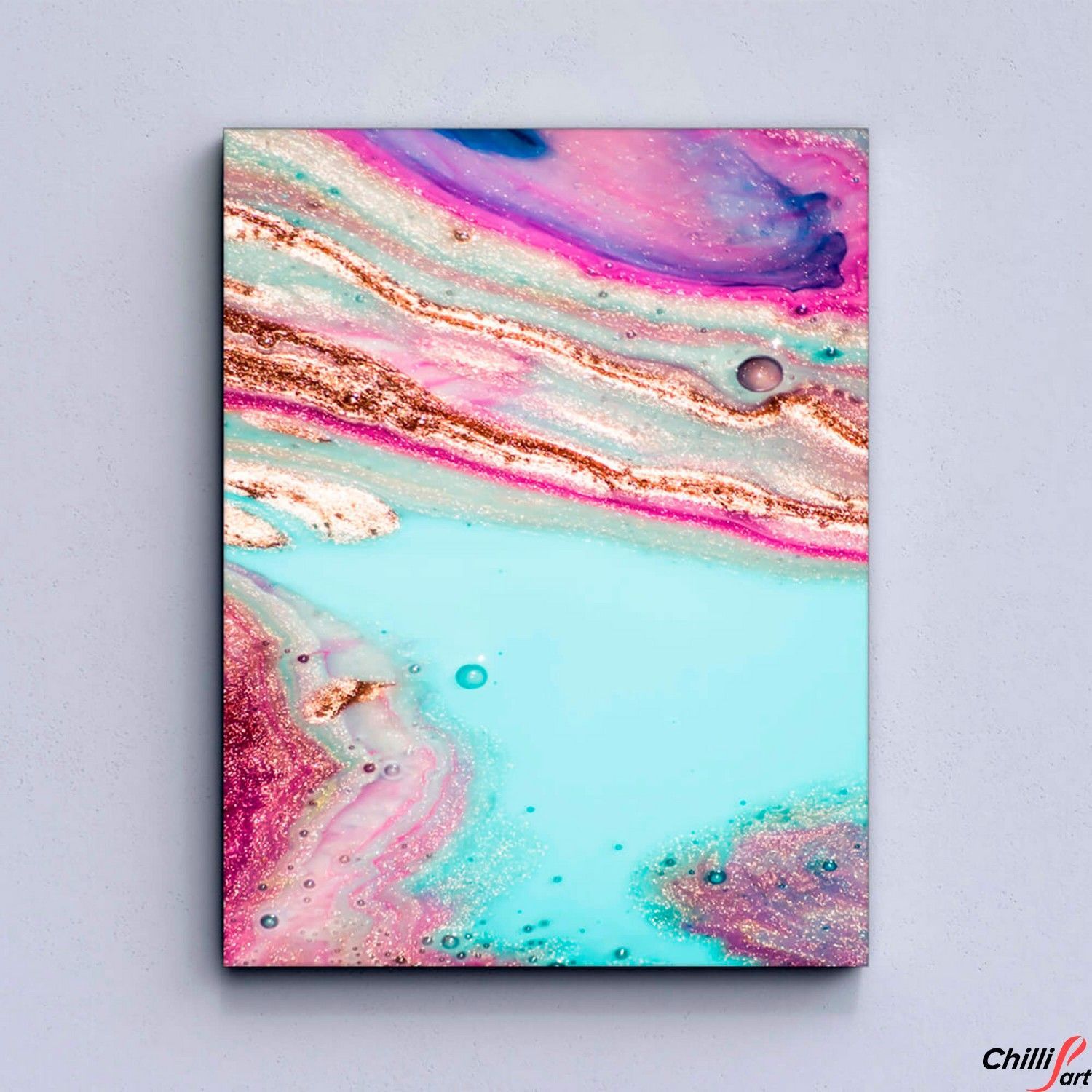 Картина Fluid Art - 3 картины 110х150 см - Без рамки