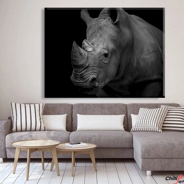 Картина Black Rhinoceros
