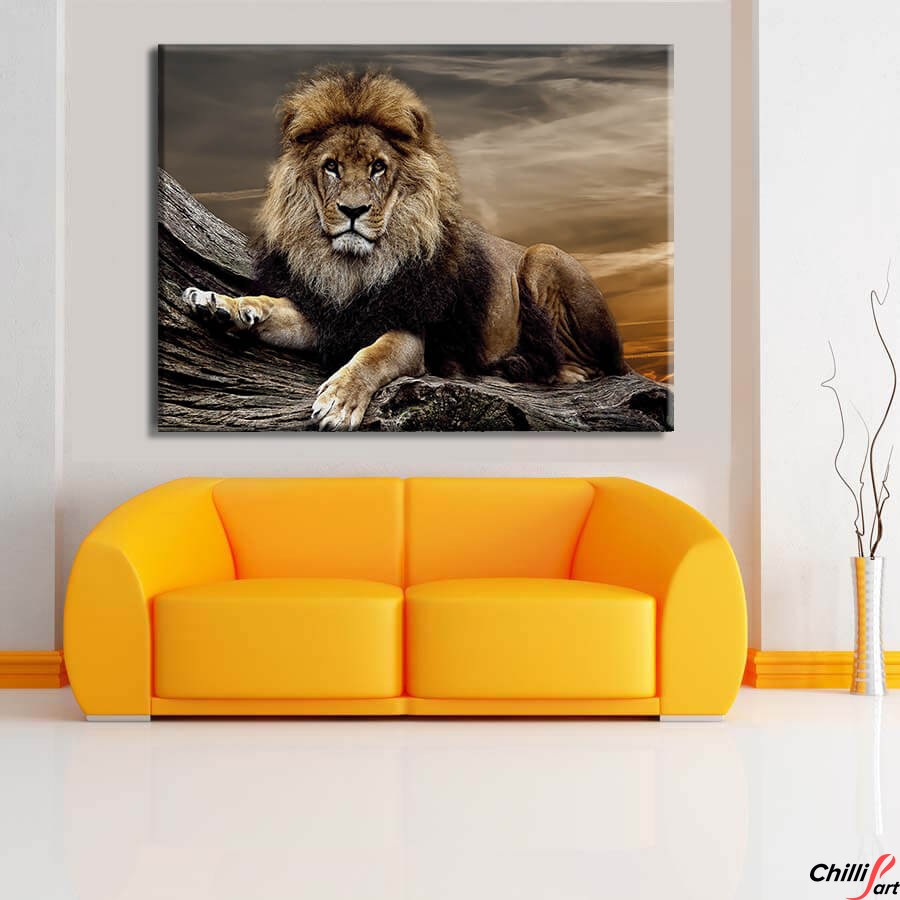 Картина Sunset Lion