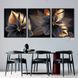Картина Black And Gold Leaves