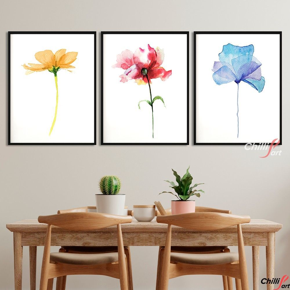 Картина Watercolor flowers