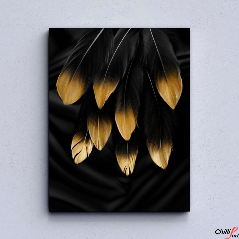 Картина Golden Feathers