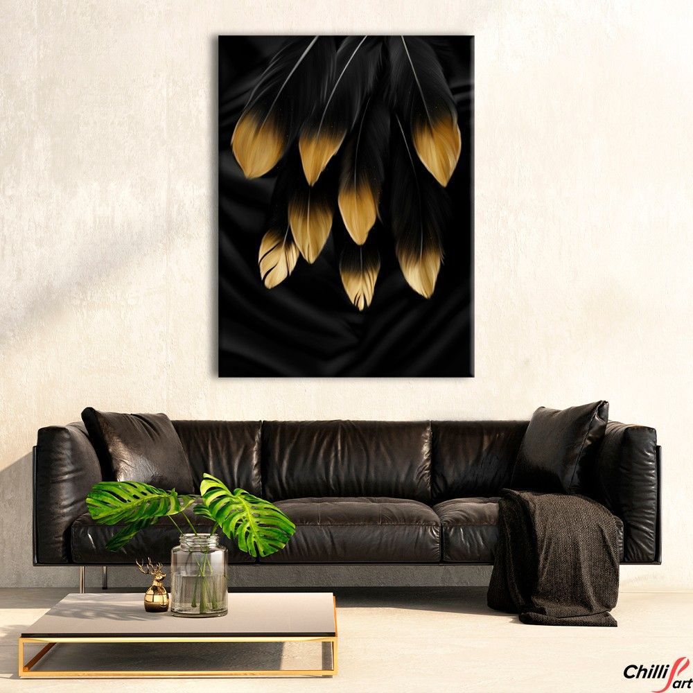 Картина Golden Feathers