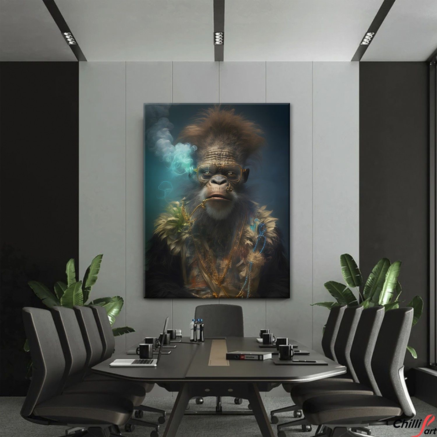 Картина Weed monkey