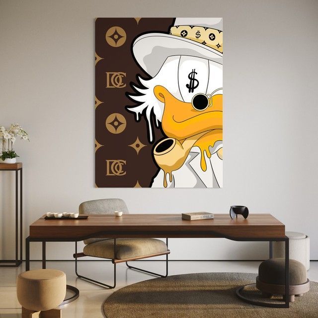 Картина Golden Scrooge Pop Art