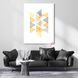 Картина Pastel Triangles Yellow