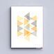 Картина Pastel Triangles Yellow